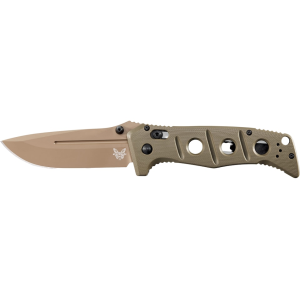 Benchmade 275FE-2 Adamas Pocket Knife 3.78" Drop Point CPM CruWear Flat Dark Earth Blade G-10 Handle Ranger Green