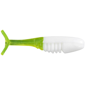 Bobby Garland Itty Bit Slab Huntr Swimbait Bone White Chartreuse - Bobby Garland