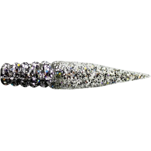 Bobby Garland Itty Bit Slay'r 1.25" Grub Double Silver Rainbow - Bobby Garland