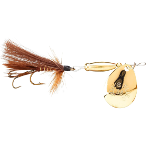 Joe's Flies Super Striker Elite Inline Spinner 1/4 oz March Brown Gold