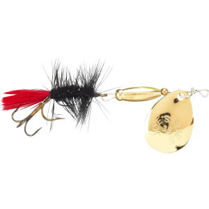 Joe's Flies Super Striker Elite Inline Spinner 1/4 oz Black Wooly Worm Gold