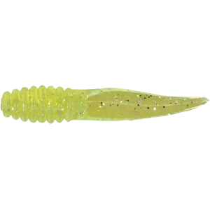 Bobby Garland Slab Slay'r 2" Grub Chartreuse Silver Chartreuse - Bobby Garland