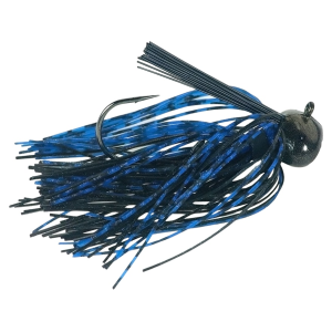Buckeye Lures Football Jig Black Blue 1/2 oz - Buckeye Lures