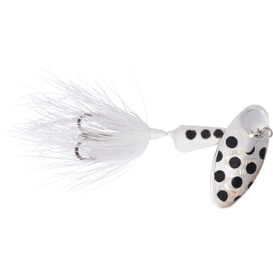 Worden's Vibric Rooster Tail 456 Inline Spinner 1/4oz White Spot