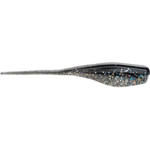 Mr. Crappie Lightning Shad Swimbait Tuxedo Black- Sparkle