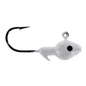 Big Bite Baits 1/8oz Minnow Jighead White/Blk eye