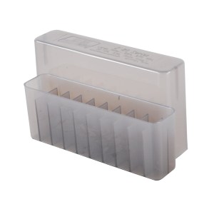 MTM Slip Top Ammo Box 270 Winchester, 30-06 Springfield, 8x57mm Mauser 20-Round Plastic Clear-Smoke