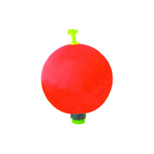 Eagle Claw Foam Round Float 2" Weighted Red 2 Pack