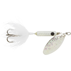 Worden's Rooster Tail 212 Inline Spinner 1/4oz Flash White Bronze