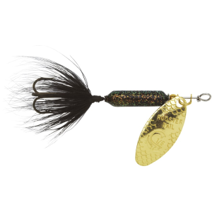 Worden's Rooster Tail 208 Inline Spinner 1/8oz Glitter Black Bronze