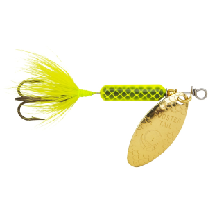 Worden's Rooster Tail 206 Inline Spinner 1/16oz Chartreuse Bronze