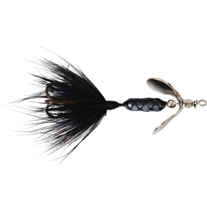 Worden's Rooster Tail 202 Inline Spinner 1/32oz Black Silver