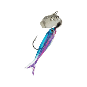 Z-Man Chatterbait Flashback Mini Bladed Jig Silver/Blue 1/8 oz