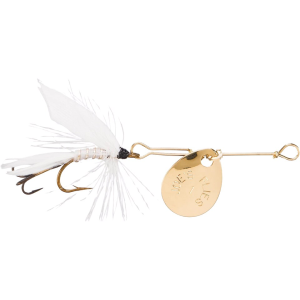 Joe's Flies Short Striker #8 Inline Spinner White Miller Gold