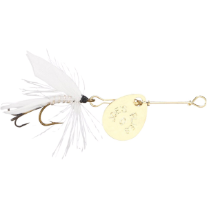 Joe's Flies Short Striker #10 Inline Spinner White Miller Gold