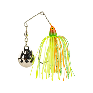 Strike King Mini-King Single Colorado Spinnerbait 1/8oz Fire Tiger Nickel