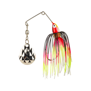 Strike King Mini-King Single Colorado Spinnerbait 1/8oz Black Chartreuse White Red Nickel