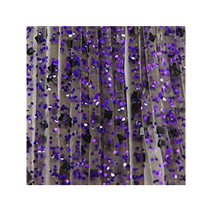 Do-it Molds Silicone Skirt Tabs Smoke w/Purple & Black 10PK