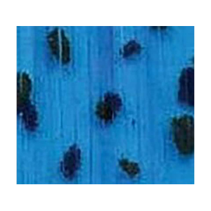 Do-it Molds Silicone Skirt Tabs Blue w/Black Dots 10PK