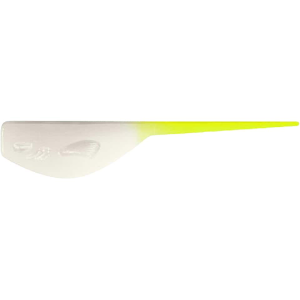 Crappie Magnet Slab Magnet Grub White/Chartreuse