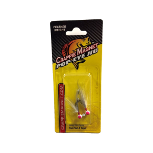 Crappie Magnet Pop Eye Jig Gray/White 1/64 oz