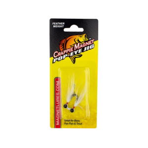 Crappie Magnet Pop Eye Jig White 1/16 oz