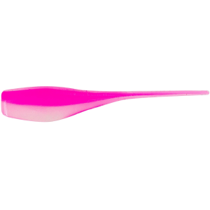 Big Bite Baits Crappie Minnr Grub Pink Back/Glow Belly