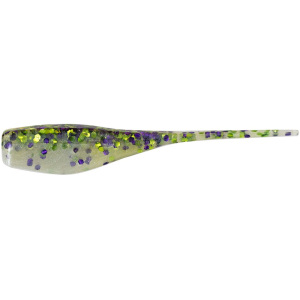 Big Bite Baits Crappie Minnr Grub Wild Cat Back/Pearl Belly