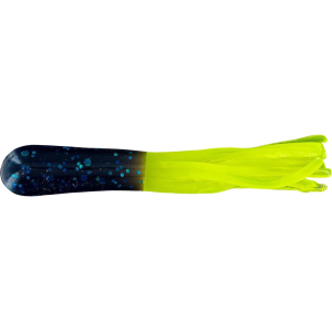 Big Bite Baits Crappie Tube Junebug/Chartreuse