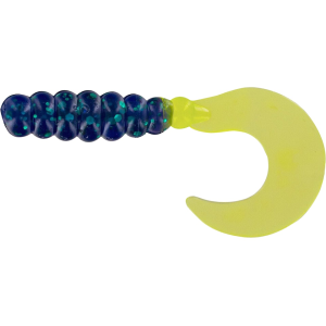 Big Bite Baits Fat Grub Junebug Chartreuse