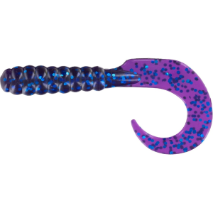 Big Bite Baits Curl Tail Grub 2 Electric Grape