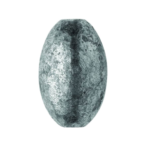 Eagle Claw Egg Sinker 1/2oz Lead Natural 5PK