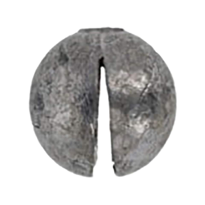 Eagle Claw Round Split Shot #7 Lead Natural 30PK