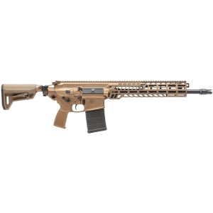 Sig Sauer MCX Spear Semi Automatic Rifle 277 Sig Fury 16" Black Threaded Barrel Coyote Frame Coyote Folding Stock