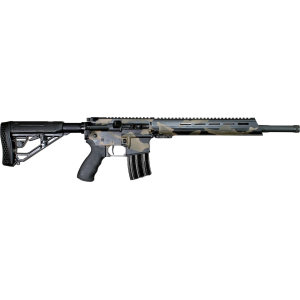 Alexander Arms Hunter Semi Automatic Rifle 50 Beowulf 16" Black Threaded Barrel Woodland Camo Frame Woodland Camo Pistol Grip