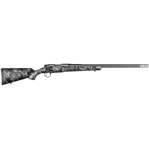 Christensen Arms Ridgeline FFT Bolt Action Rifle 300 Winchester Short Magnum (WSM) 20" Carbon Fiber Threaded Barrel Stainless Frame Black/Gray Field Stock