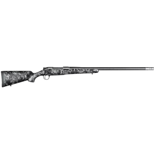 Christensen Arms Ridgeline FFT Bolt Action Rifle 22-250 Remington 20" Carbon Fiber Threaded Barrel Stainless Frame Black/Gray Field Stock