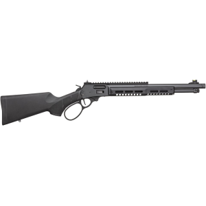 Smith & Wesson 1854 Stealth Hunter Tactical Lever Action Rifle 357 Magnum 16.3" Black Threaded Barrel Black Frame Black Field Stock