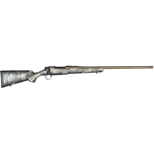 Christensen Arms Mesa FFT Bolt Action Rifle 300 PRC 22" Burnt Bronze Cerakote Threaded Barrel Burnt Bronze Cerakote Frame Green and Black/Tan Field Stock