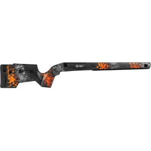 MDT CRBN Rifle Stock Remington 700 Short Action Right Hand Hunter Orange and Gray