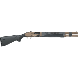 Mossberg 940 Pro Tactical SPX Semi Automatic 12 Gauge Shotgun 18.5" Flat Dark Earth Barrel Black Field Stock