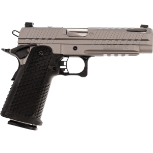 Live Free Armory Apollo 11 9mm Luger Pistol 5" Barrel 17+1 Round Gray Slide Black Grip Gray Frame