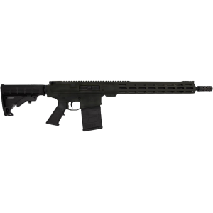 GLFA AR-10 Semi Automatic Rifle 308 Winchester 18" Black Threaded Barrel Cerakote Frame Black Pistol Grip