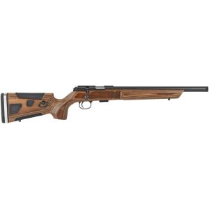 CZ 457 AT-ONE Varmint Bolt Action Rifle 22 Long Rifle 16.5" Blued Threaded Barrel Blued Frame Wood Adjustable Comb Stock