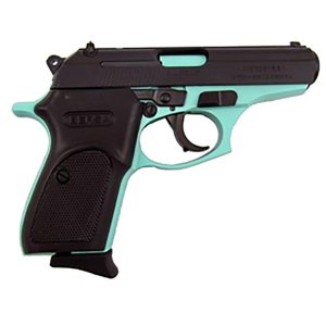 Bersa Thunder 380 ACP Pistol 3.5" Barrel 8+1 Round Black Slide Black Grip Eggshell Blue Frame