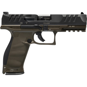Walther PDP Optics Ready 9mm Luger Pistol 4.5" Barrel 18+1 Round Matte Black Slide Olive Drab Grip Olive Drab Frame