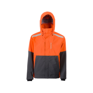 Grundens Men's Gambler Gore-Tex Jacket Red Orange Small - Grundens