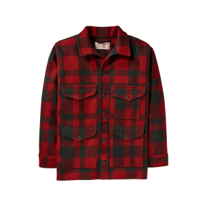 Filson Men's Mackinaw Cruiser Jacket Red/Black XL - Filson