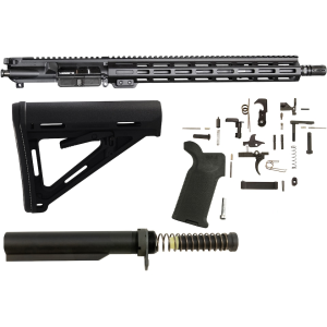 AR-STONER AR-15 Enhanced Build Kit with Upper Receiver Assembly 7.62x39mm 16" Barrel Carbine Length 15" M-LOK Handguard, Complete Lower Parts Kit with Magpul MOE Furniture Black