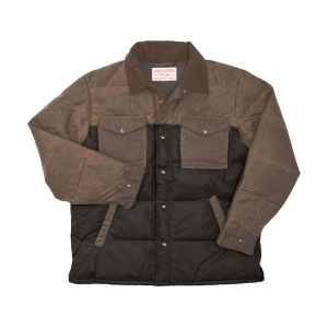 Filson Men's Down Shirt Jacket Dark Tan XL - Filson